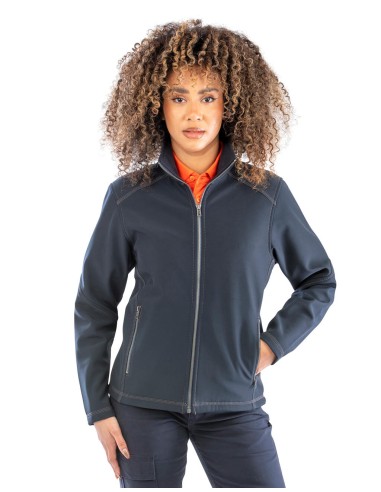 RES-R455F-Womens Treble Stitch Softshell Jacket